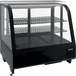 Saro Kühlvitrine, 100 Liter / Modell KATRIN schwarz; VE: 1