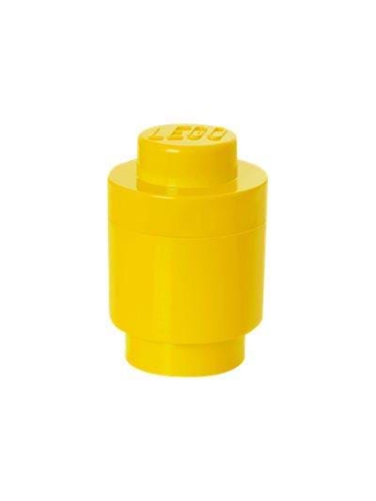 LEGO STORAGE BRICK 1 ROUND - YELLOW