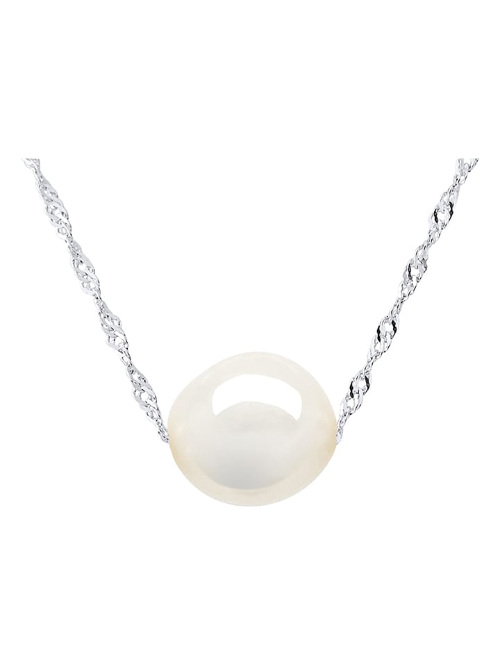 Pearline Silber-Halskette mit Perle - (L)42 cm - onesize