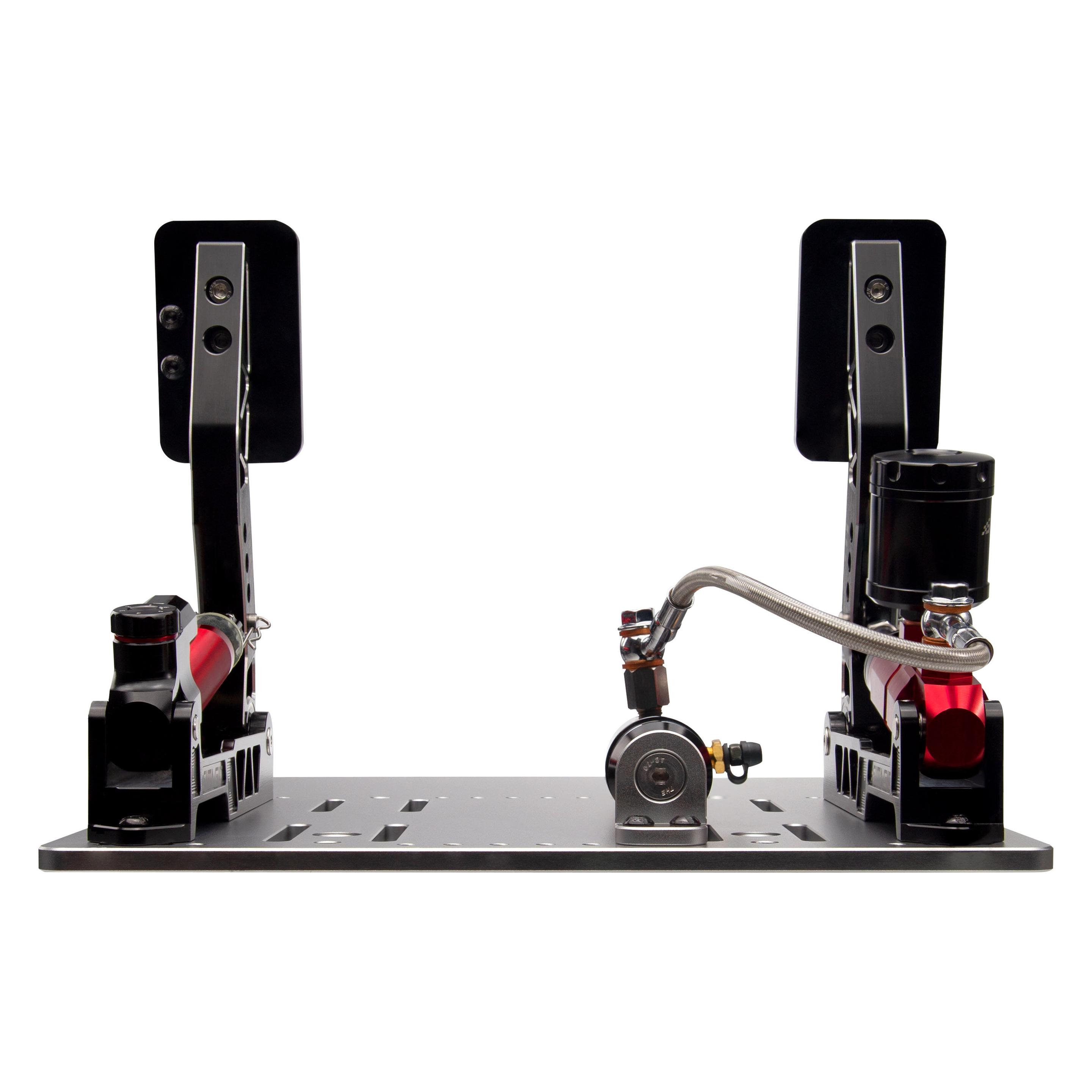 Simagic P2000 Hydraulic 2-Pedal Set, 100KG Loadcell - Crimson Edition (PC) (P2000-S100RF)