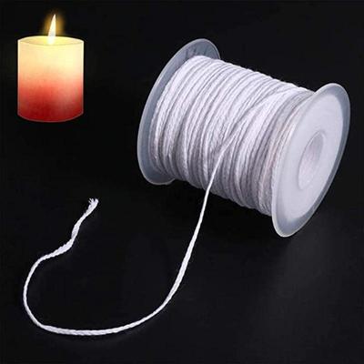 Inspired Deals Premium Cotton Candle Wick Roll 61m 24 Strand Braided Wick For DIY Candle Making Premium Cotton Candle Wick Roll 61m 24 Strand Braided Wick For DIY Candle Making
