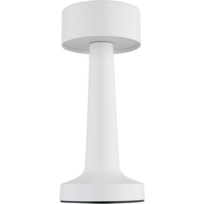 GLOBO LIGHTING LED Tischleuchte "ANGELIKA - Akkutischleuchte", weiß (weiß matt), 1, 1 Stk., Leuchten, Design Tischleuchte, Akku, modern, Akkulampe, CCT, LED Tischlampe LED Tischleuchte