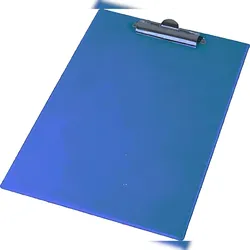 Klemmbrett-Mappe A4 mit kräftiger Klemme blau, A4