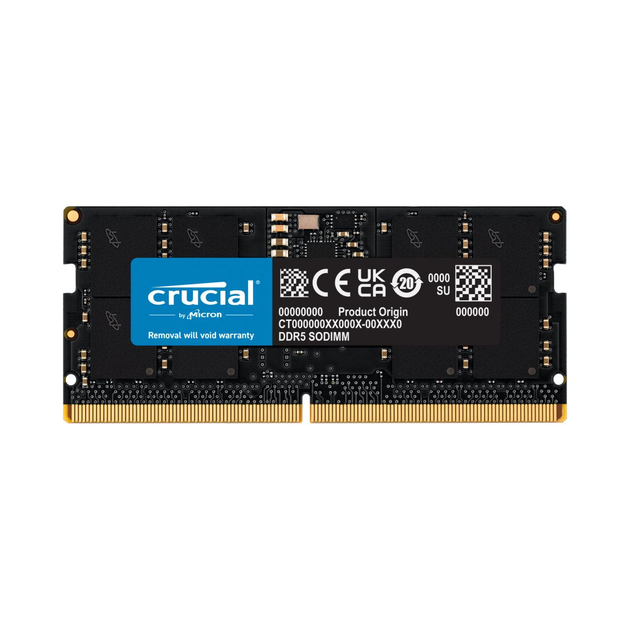 16GB Crucial Tray DDR5-5600 SO-DIMM CL46 Single