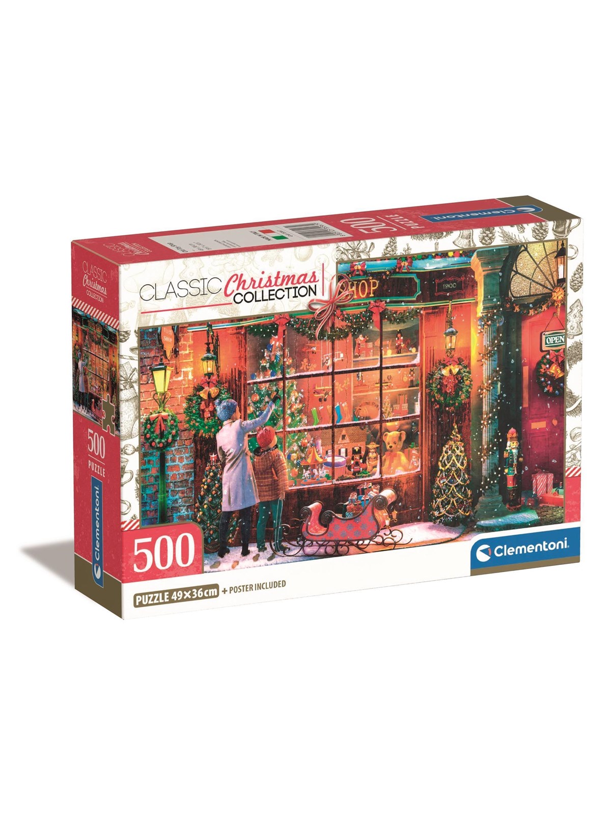 Clementoni Puzzle HQC Old Toy Shop Xmas 500 pieces 2D Puzzles