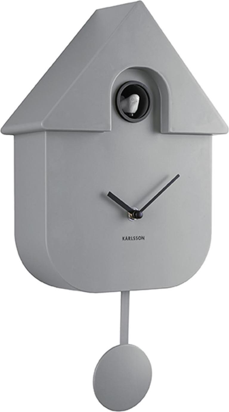 Karlsson Moderne Wandklok Grijs met Quartz Beweging
