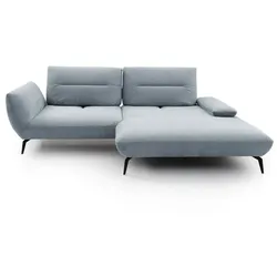 Ecksofa Payton Stoff Blaugrau