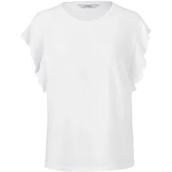 Tchibo - Shirt mit Volant - Damen - Gr. XXL - weiß