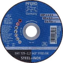 PFERD TOOLS EHT 125-2,2 SGP STEELOX 61331622 Trennscheibe gerade 125 mm 25 St. Edelstahl, Stahl