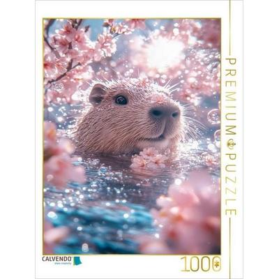 CALVENDO Puzzle Ein Motiv aus dem Kalender Capybara und Gemütlichkeit | 1000 Teile Lege-Größe 64x48cm Foto-Puzzle für glückliche Stunden, Sonstige von