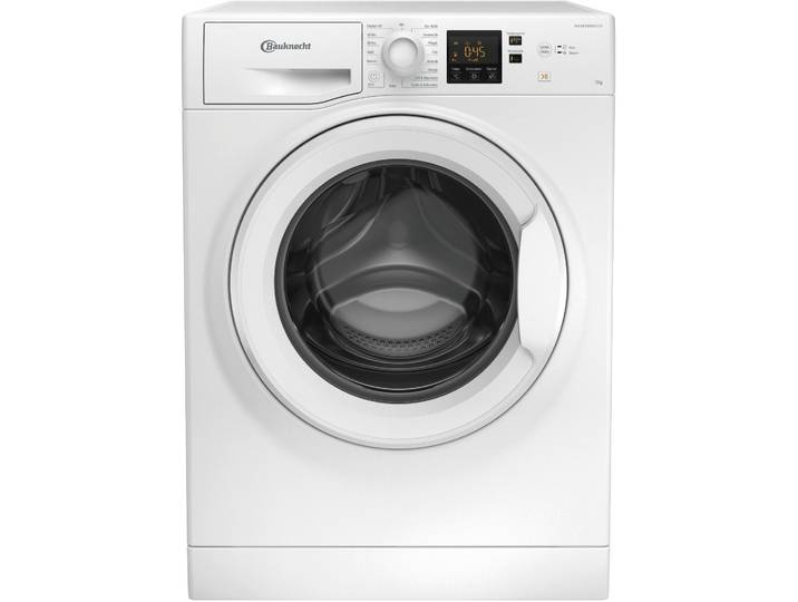 BAUKNECHT Waschmaschine WBP 714A , Energieeffizienz: A, weiß, B:60cm H:85cm T:54cm, Waschmaschinen, Kurz 45' – saubere Wäsche bei voller Beladung in nur 45 Minuten, Waschmaschine