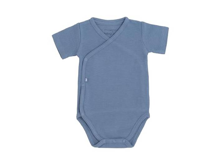 Baby's Only - Rompertje Pure - Vintage Blue - 68-100% ecologisch katoen