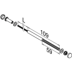 Q-Railing, Treppengeländer + Handlauf, Drahtseilsystem Q-LINE - FAST FIX (Edelstahl)