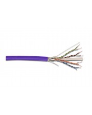 DIGITUS Cat.6 F/UTP Verlegekabel 305 m simplex Eca CAT 6 halogenfrei robust lila (DK-1623-VH-305)