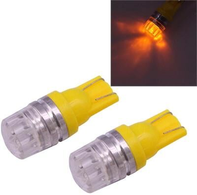 Everyday Crate T10 LED Brake Light Bulbs Yellow COB Car LED Bulbs For Turn Signal Parking Tail Lights yellow