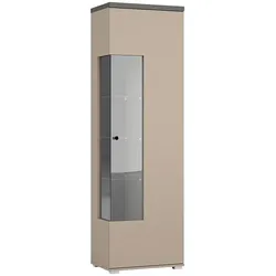 VITRINE Opio Taupe und Anthrazit