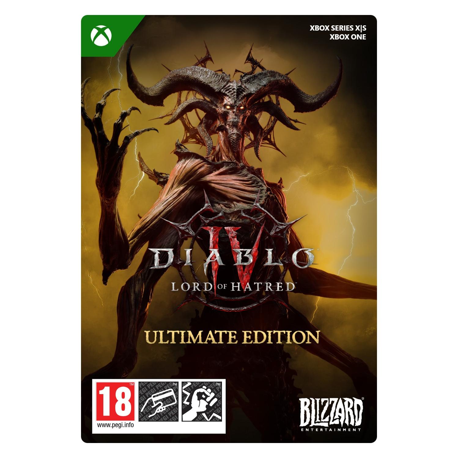 Microsoft Xbox Diablo IV: Lord of Hatred - Ultimate Edition Download Code (7CN-00198)