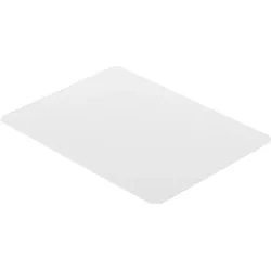 LogiLink, Bodenschutzmatte, Bodenschutzmatte, 120x90x0,2 cm, wasserresistent, glänzende Oberfläche, transparent (120 x 90 cm)