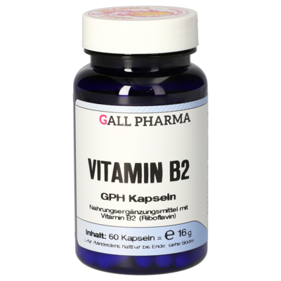 Hecht-Pharma GmbH VITAMIN B2 GPH 1,6 mg Kapseln 16 g 03379508