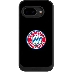 Nivocase Hülle für Google Pixel 9a Handyhülle NIVOcore Case Schwarz FC Bayern München Logo Offizielles (Google Pixel 9a), Smartphone Hülle, Schwarz