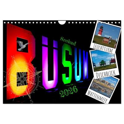 Seebad Büsum (Wandkalender 2026 DIN A4 quer), CALVENDO Monatskalender