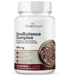 VitaSanum® UroBalance Complex – 1 Kapsel Tagesportion