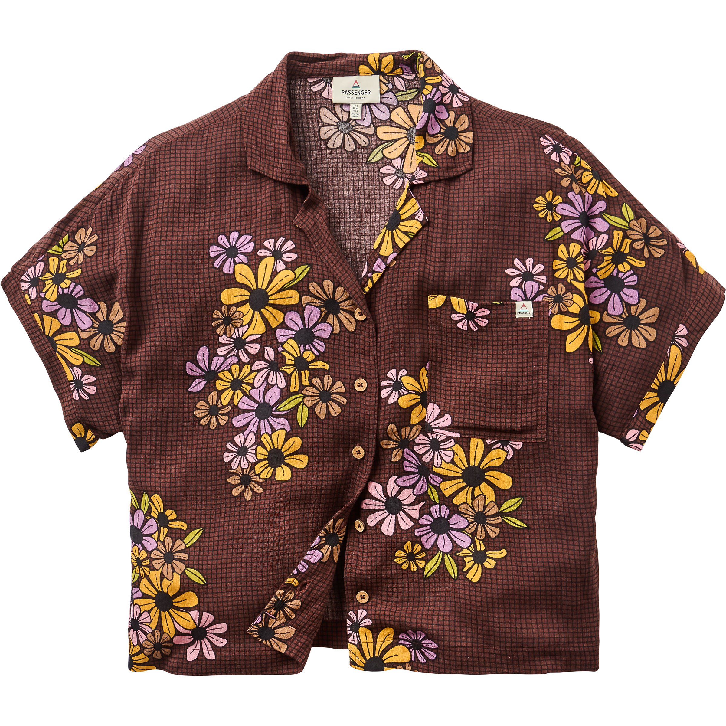 Passenger Arden Vero Damen Blusen braun Größe XS Lifestyle Schnell trocknend