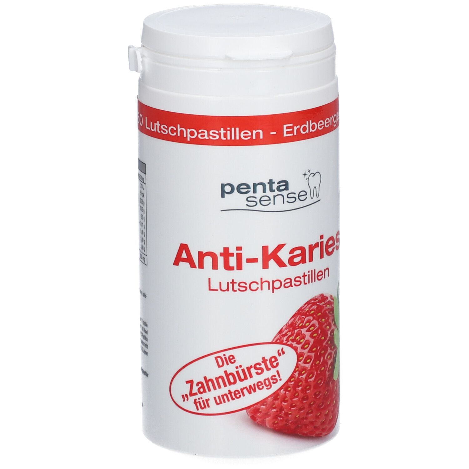 Penta-Sense Anti-Karies Lutschpastillen Erdbeere 150 St Pastillen