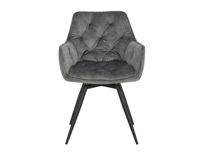 Esszimmerstuhl FLORENTINA 2er Set grau