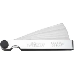VIGOR Fühlerlehren Satz, V1714, 0,05  1,00 mm