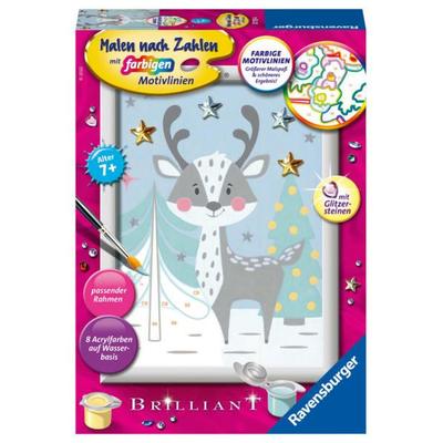CreArt, Malen nach Zahlen Kinder - Niedlicher Hirsch, Sonstige von , Ravensburger Verlag GmbH