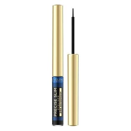 Eveline Precise Slim Waterproof Eyeliner In Ink Black 2.8ml (Ink Black) (58321703)