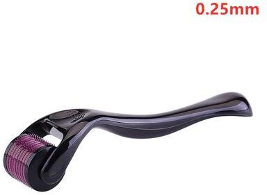 Inspired Living Healthy Care Derma Roller 540 Titanium Microneedle Roller For Face 0.2mm 0.25mm 0.3mm black 0.25mm
