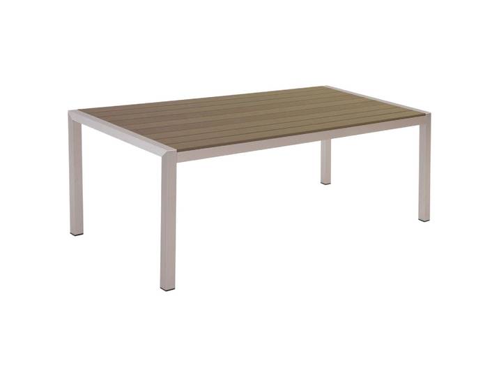 GARTENTISCH Aluminium braun 180/90 cm Vernio
