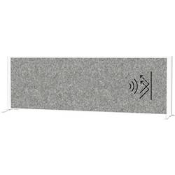 Maul Trennwand Raumgliederung MAULconnecto (B x H) 160 cm x 52.75 cm Vlies Dunkelgrau, Weiß 9851602