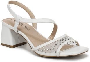 Women's Cheyenne Slingback Sandal by LifeStride in White (Size 5 M)