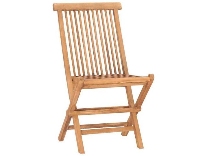 SALE d'hiver Mobilier terrasse - Ensemble Table avec chaises jardin pliable (3 pcs) - ANTI-UV - bois - solide de teck - 50x50cm T68