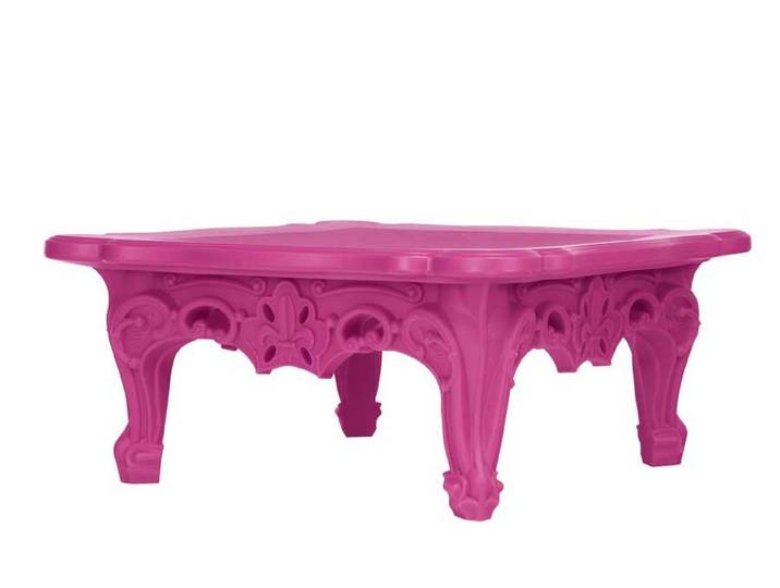 SLIDE table basse DUKE OF LOVE (Fuchsia - Polyéthylène)