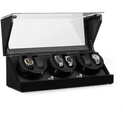 CA3PM Uhrenbeweger für 6 Uhren Karbon-Optik
