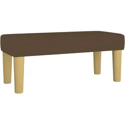 vidaXL Sitzbank Dunkelbraun 70x30x30 cm Stoff