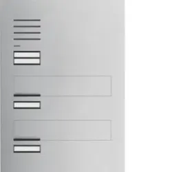Elcom REL102Y Briefkastenfront-Mauerdurchwurf Audio 2/1 2Draht Edelstahl matt ONE