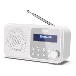 Sharp Radio Tokyo DRP420BK DAB+, Bluetooth, weiß