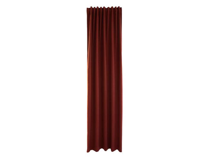 Wärmeschutzvorhang Silence, Orange, Uni, 140x245 cm, Oeko-Tex® Standard 100, Wärmeschutz, mit Kombiband, Heimtextilien, Vorhänge, Fertigvorhänge, Thermovorhänge