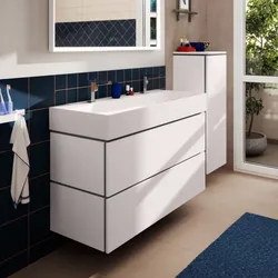 hansgrohe Xilesa E Waschtischunterschrank 54264700 1180x470mm, 2 Schubkästen, mattweiß