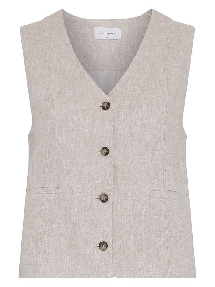 MOSS COPENHAGEN Weste in Beige - L