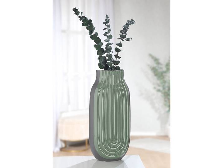 Vase Curve 17 x 37 x 12cm Vert