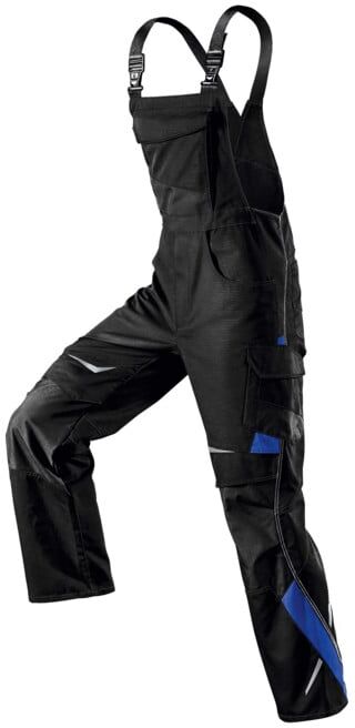 Salopette Kübler Pulsschlag 3324 noir/bleu cornflower taille 58 ; Kübler Workwear (3324 5353-9946-58)