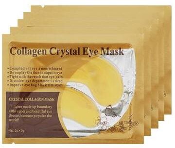 Perfect Picks Market Gold Collagen Crystal Eye Mask, Firming & Moisturizing Eye Patches For Nourishing Skin gold 10pairs