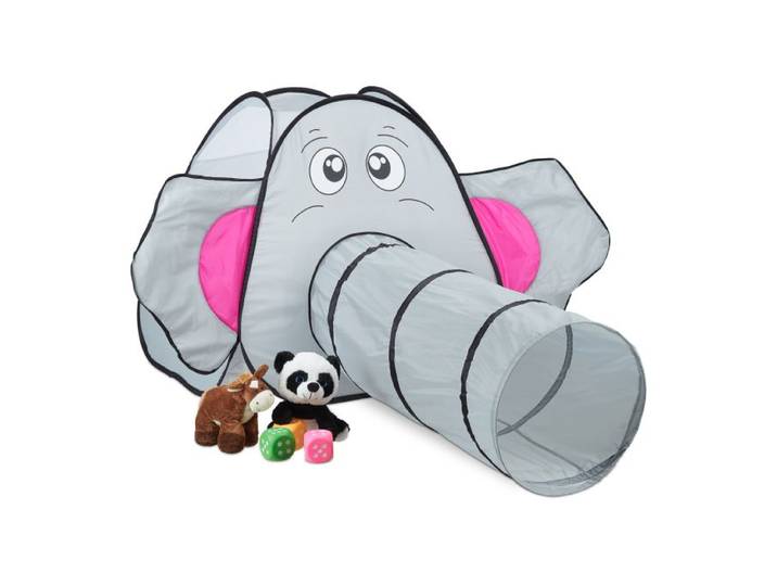 Relaxdays Tente pour enfants en forme d’éléphant