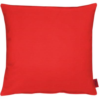 Dekokissen APELT "4362 Rips Uni-Farben, dezentes Design, Inklusive Füllung" Gr. 1, rot (rot, unifarben), B:39cm L:39cm, Mischgewebe, Dekokissen_Sitzkissen_Kissenhüllen, Wasser- und Schmutzabweisend, Inklusive Füllung, dezentes Design